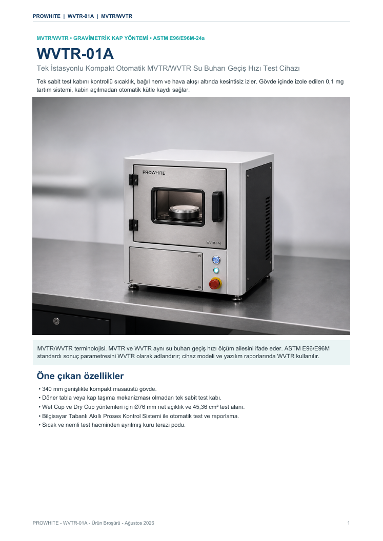 WVTR-01A Türkçe broşür kapağı